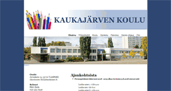 Desktop Screenshot of kaukajarvi.fi
