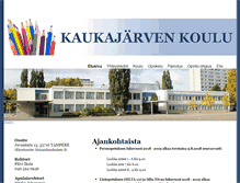Tablet Screenshot of kaukajarvi.fi
